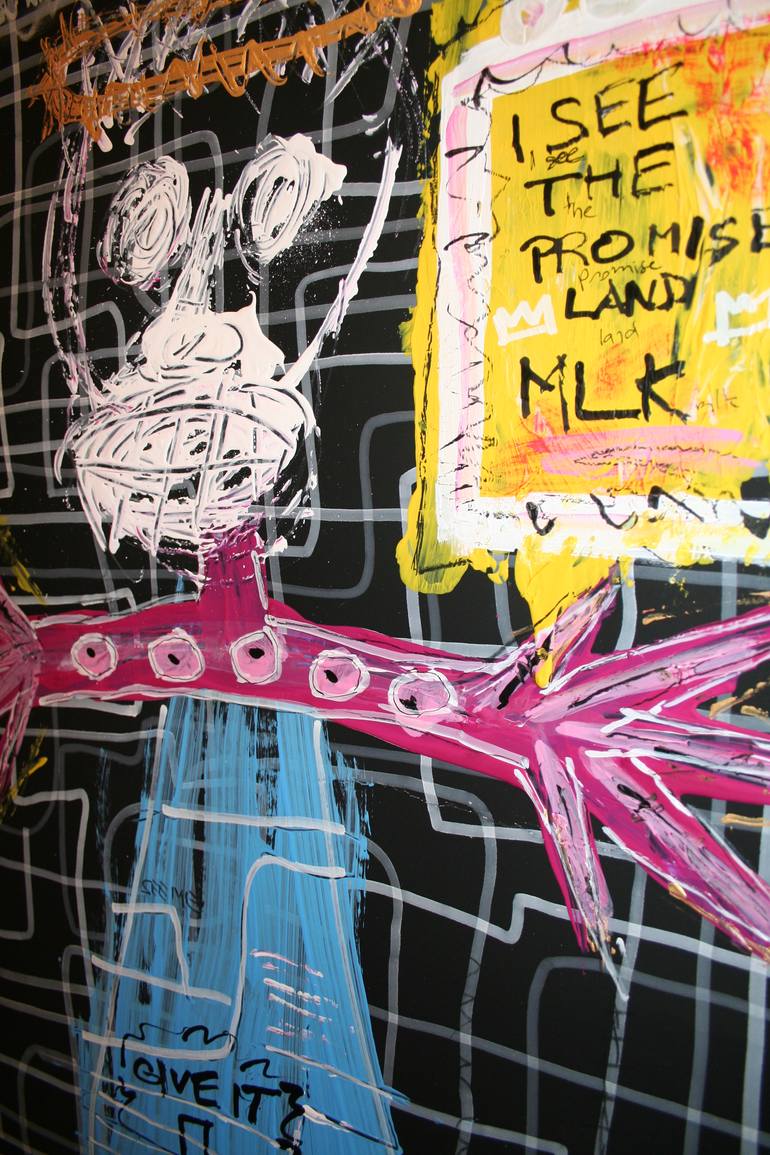 Original Abstract Expressionism Religion Painting by Patrik ŠÍma