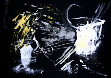 Original Abstract Expressionism Abstract Paintings by Patrik Šíma