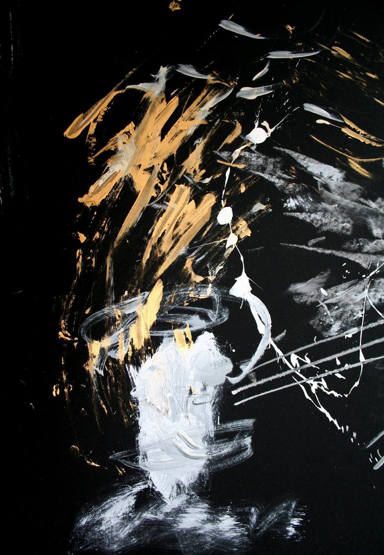 Original Abstract Expressionism Abstract Painting by Patrik Šíma