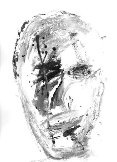 Original Abstract Portrait Paintings by Patrik Šíma