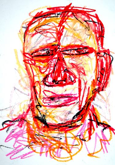 Original Abstract Portrait Drawings by Patrik Šíma