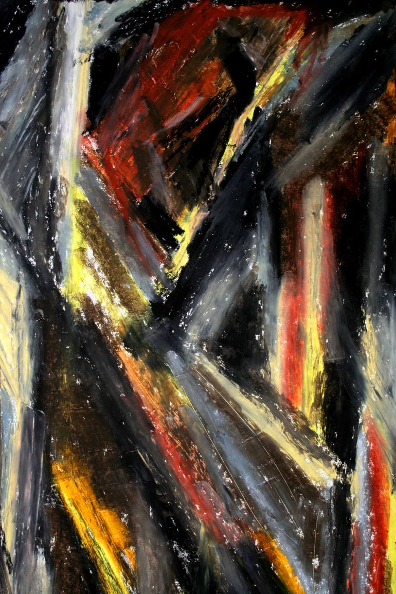 Original Abstract Expressionism Body Drawing by Patrik ŠÍma