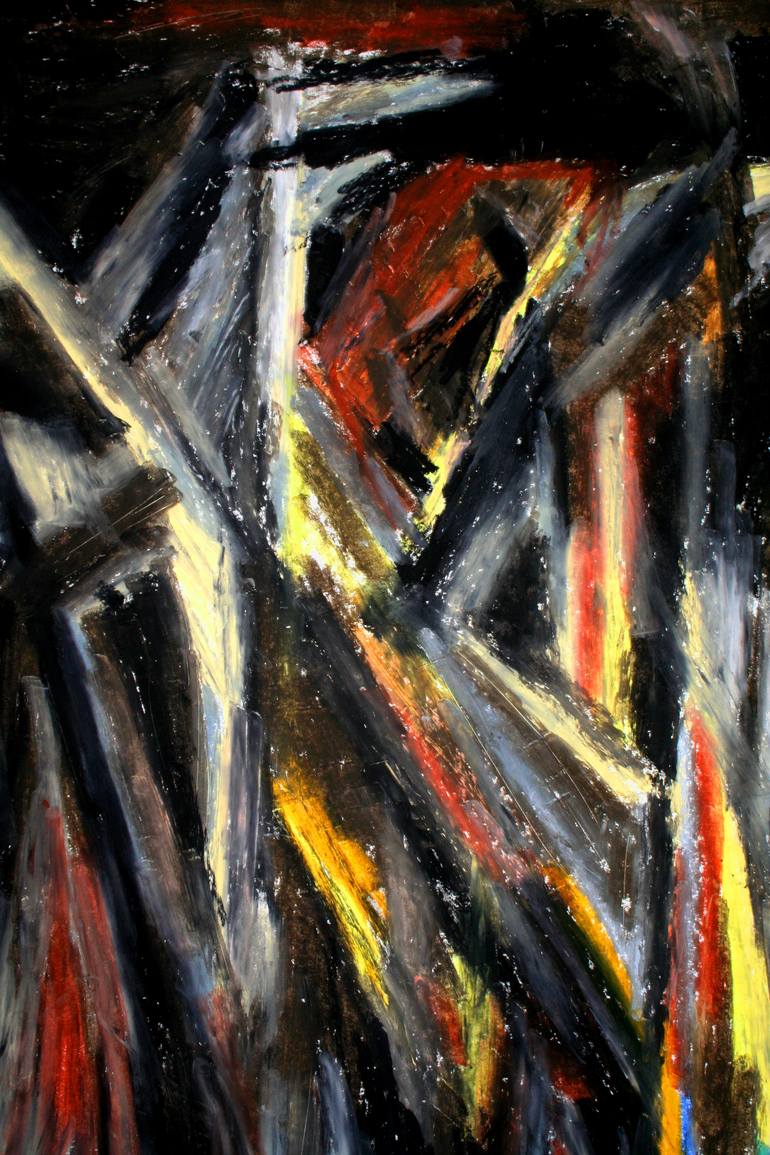 Original Abstract Expressionism Body Drawing by Patrik ŠÍma