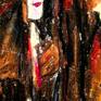 One of García's great strenghts is color. He deserves a lot of attention for his manipulation of color. Color holds his drawing together and helps express inner feelings of the artist at the same time. Furthermore, dramatic brush strokes help him express emotion and add a feeling of movement to his works.

Expressionist artists sought to express the meaning of emotional experience rather than physical reality

Inspired by Schiele
