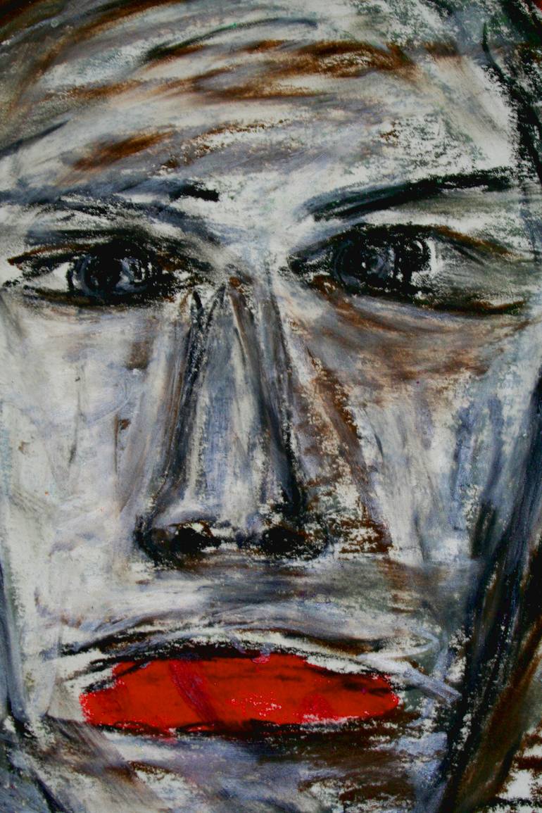 Original Abstract Expressionism People Drawing by Patrik ŠÍma