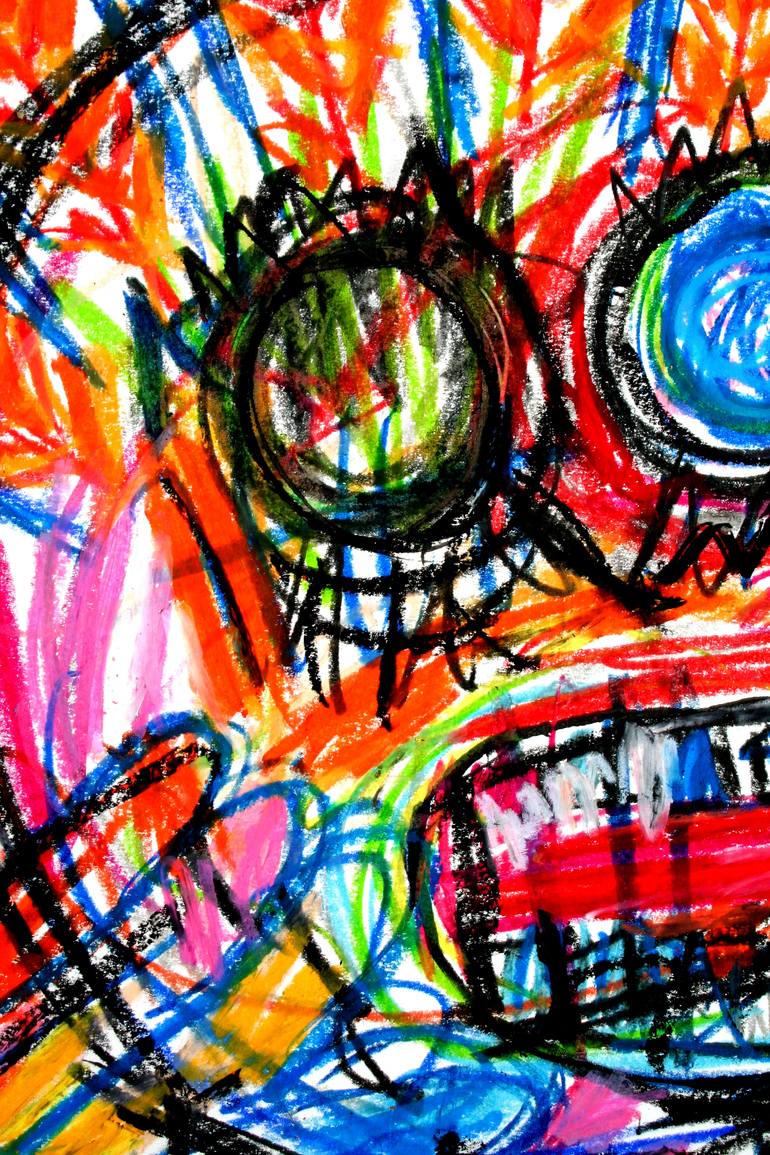 Original Abstract Expressionism Pop Culture/Celebrity Drawing by Patrik ŠÍma