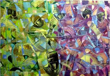 Print of Abstract Culture Paintings by Henry Appiah