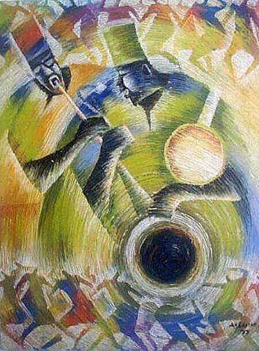 Print of Music Paintings by Henry Appiah