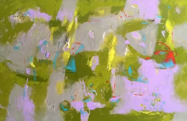 Original Abstract Expressionism Abstract Paintings by Yolanda Cabrera