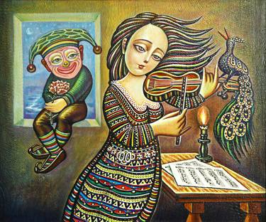 Print of Music Paintings by Sevada Grigoryan