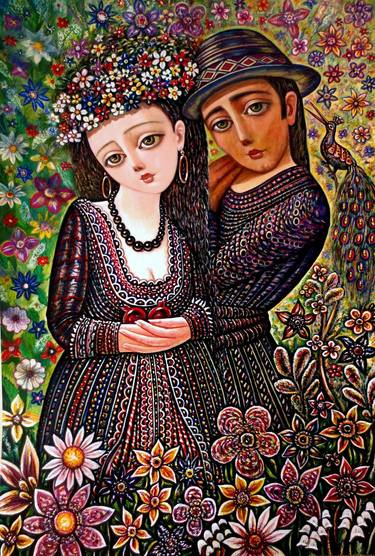 Print of Fine Art People Paintings by Sevada Grigoryan