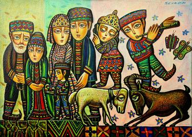 Original World Culture Paintings by Sevada Grigoryan