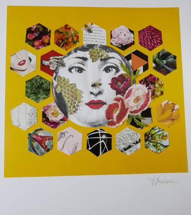 Original Abstract Women Collage by ia Llamozas