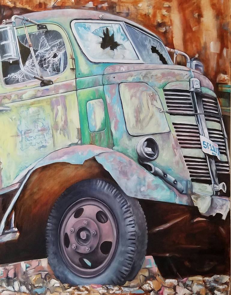 Original Realism Transportation Painting by Jeffrey Williams