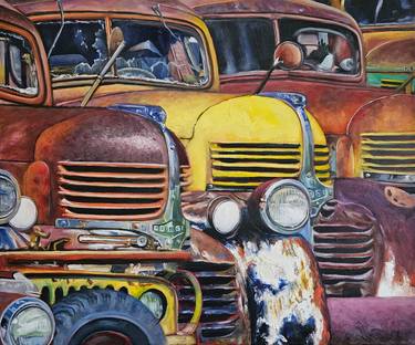 Original Realism Car Paintings by Jeffrey Williams