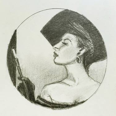 Original Portraiture Portrait Drawings by Shelton Walsmith