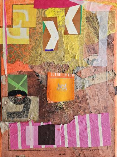 Original Abstract Collage by Shelton Walsmith
