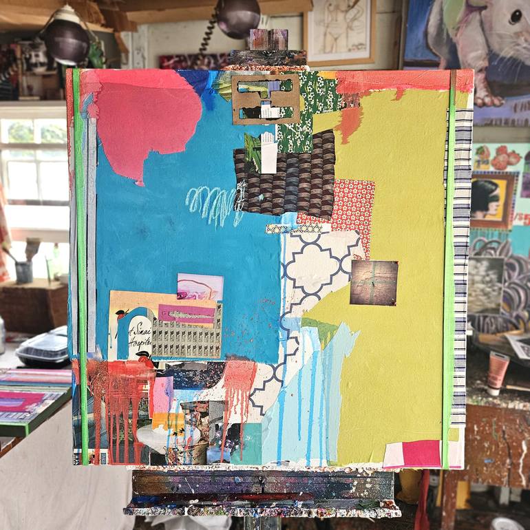 Original Abstract Collage by Shelton Walsmith