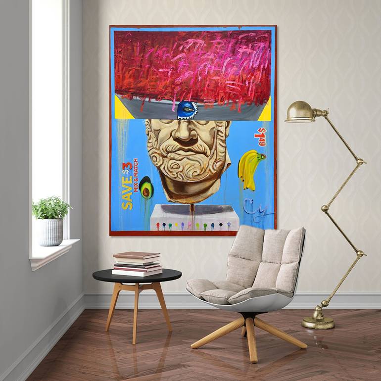 Original Pop Art Pop Culture/Celebrity Painting by Shelton Walsmith