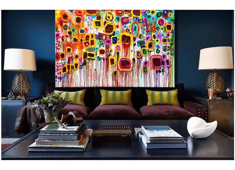 Original Expressionism Floral Painting by Shelton Walsmith