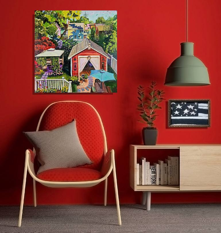 Original Impressionism Home Painting by Shelton Walsmith