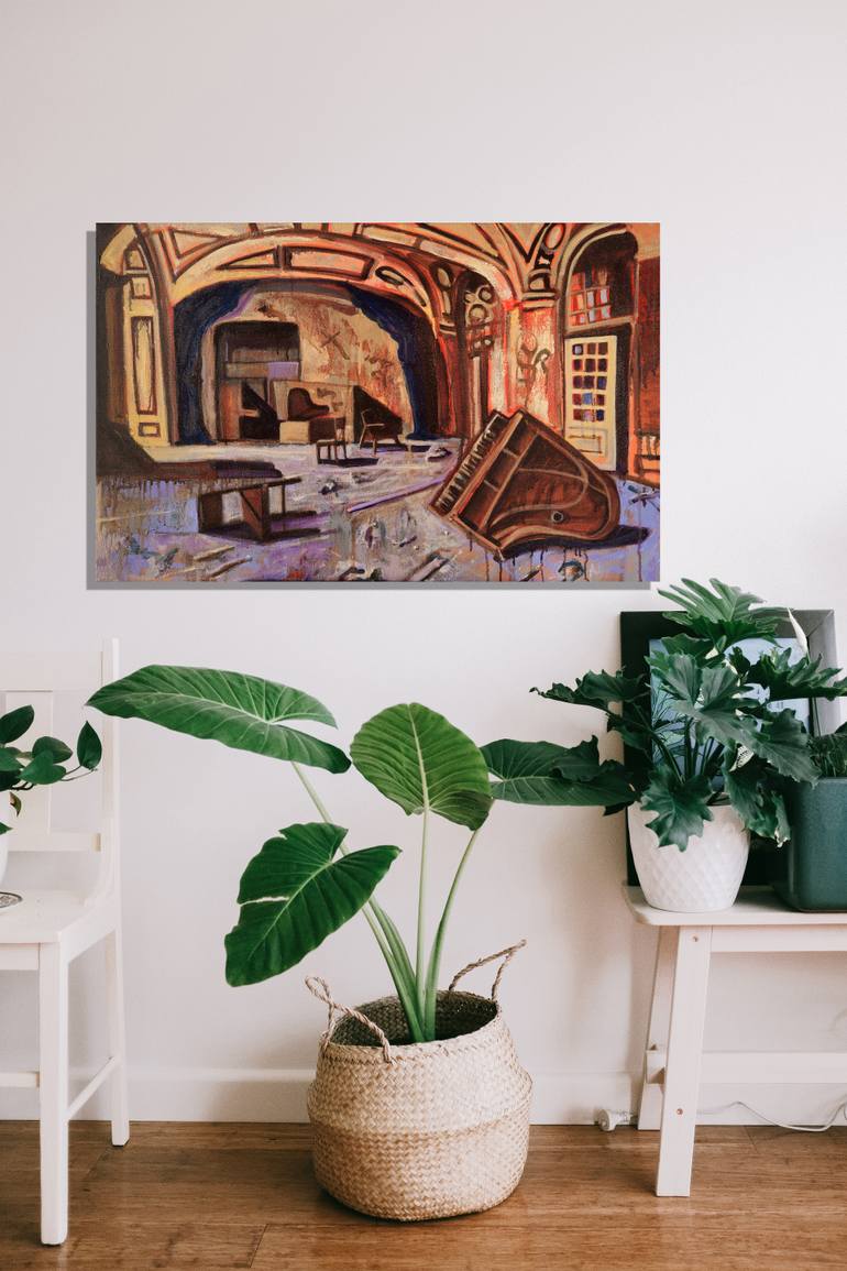 Original Expressionism Architecture Painting by Shelton Walsmith