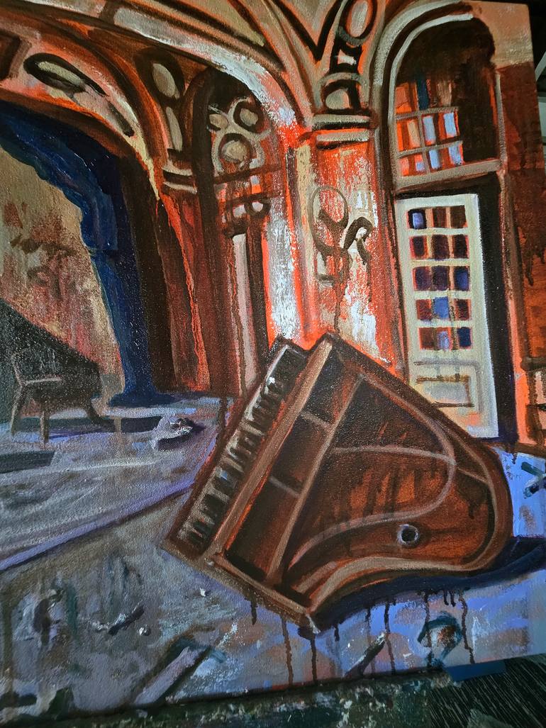 Original Expressionism Architecture Painting by Shelton Walsmith
