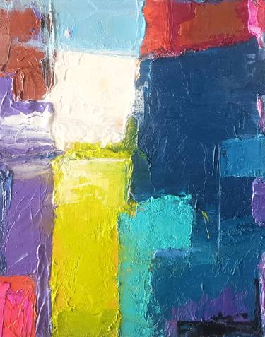Original Geometric Abstract Paintings by Shelton Walsmith