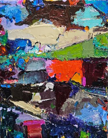 Original Abstract Painting by Shelton Walsmith