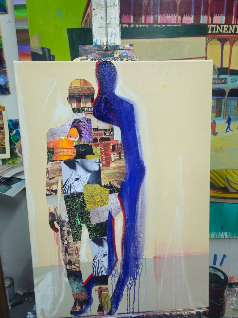 Original Figurative Men Mixed Media by Shelton Walsmith