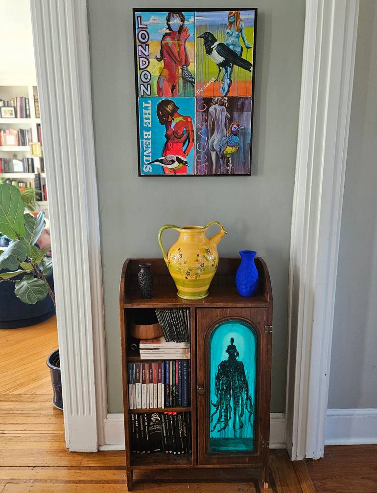 Original Conceptual Nude Painting by Shelton Walsmith