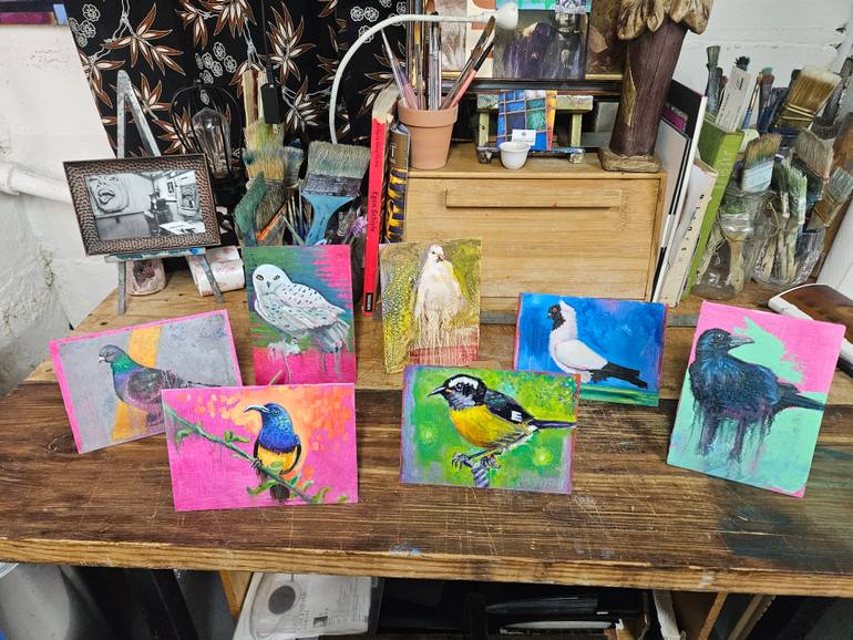 Original Impressionism Animal Painting by Shelton Walsmith