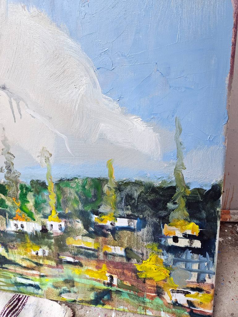 Original Symbolism Landscape Painting by Shelton Walsmith