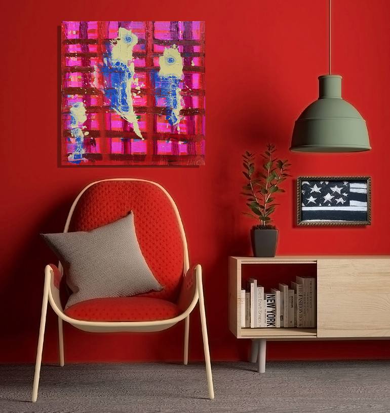 Original Abstract Painting by Shelton Walsmith