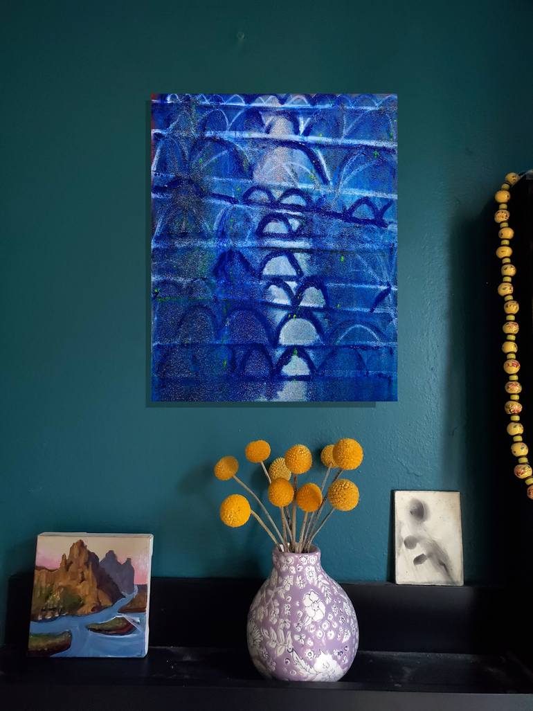 Original Abstract Drawing by Shelton Walsmith