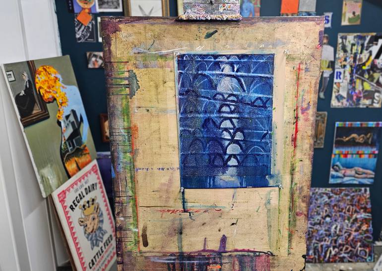 Original Abstract Drawing by Shelton Walsmith