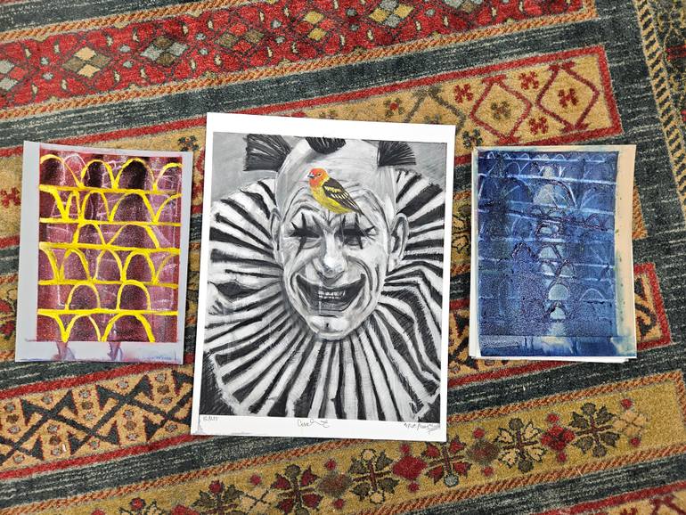 Original Abstract Drawing by Shelton Walsmith