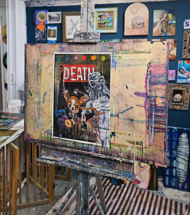 Original Expressionism People Painting by Shelton Walsmith