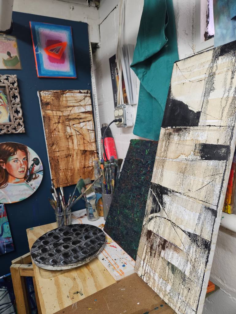 Original Geometric Abstract Painting by Shelton Walsmith