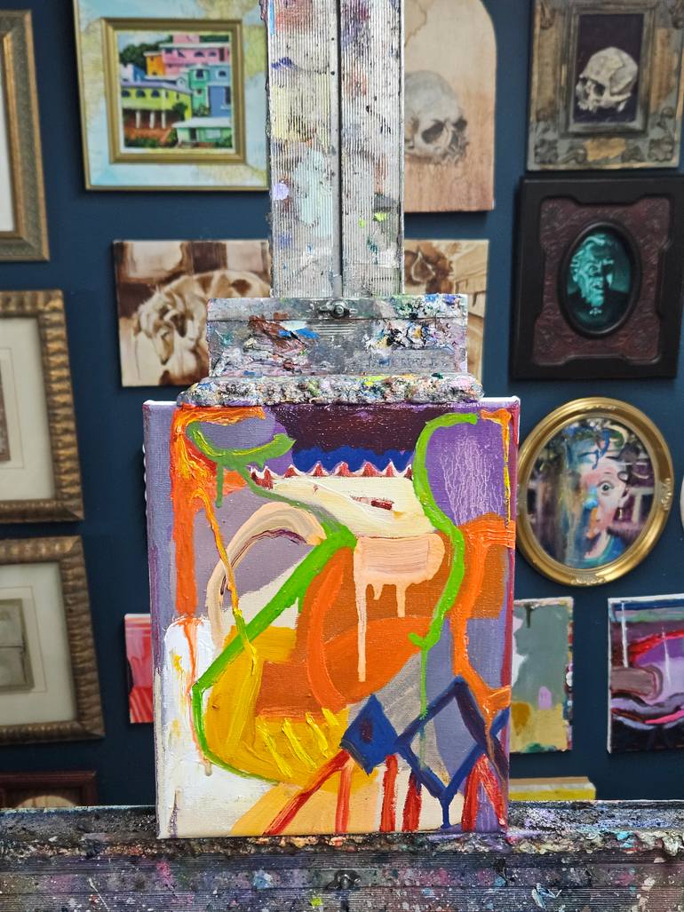 Original Abstract Painting by Shelton Walsmith