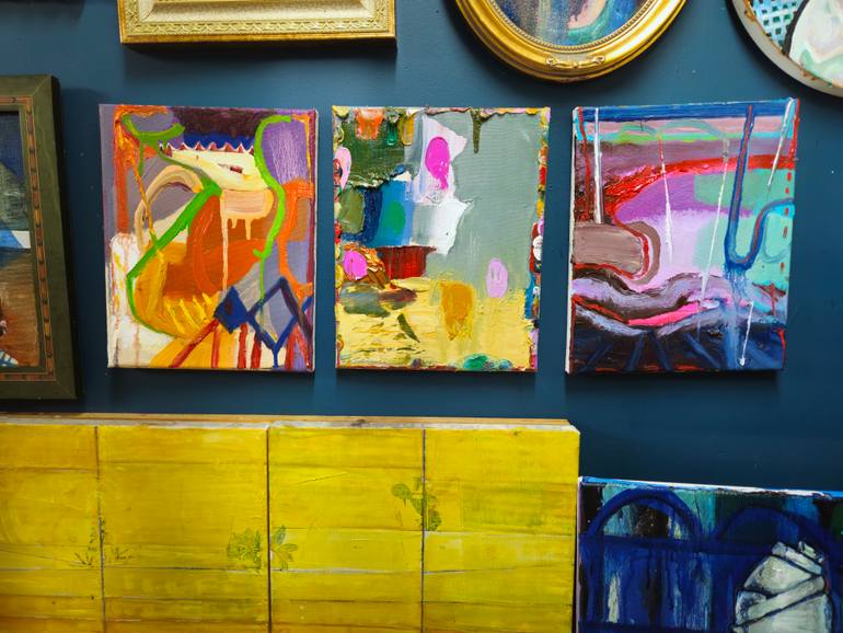 Original Abstract Painting by Shelton Walsmith