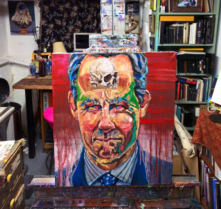 Original Portraiture Politics Painting by Shelton Walsmith