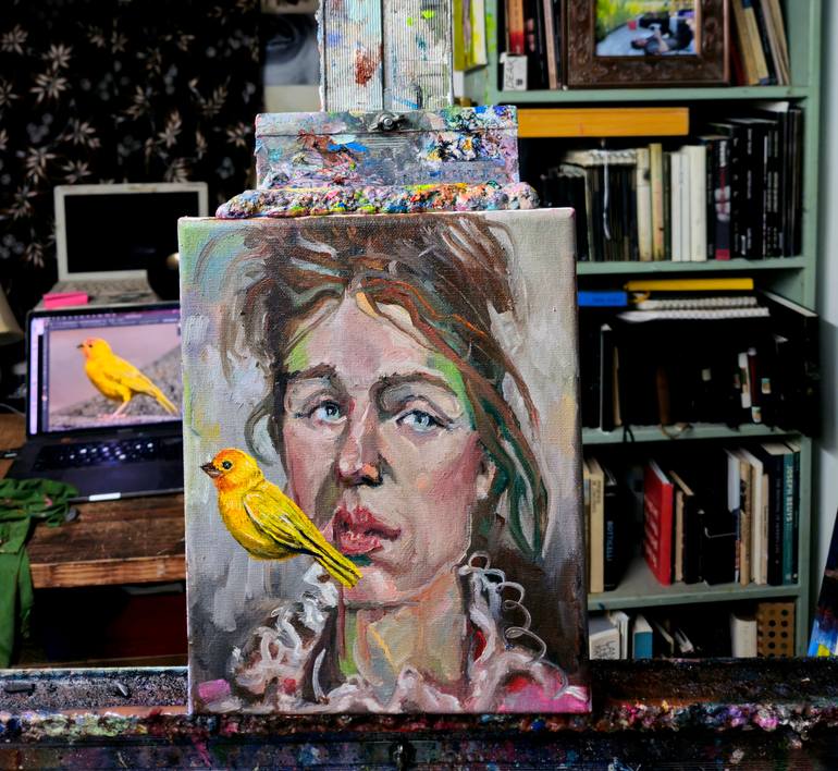 Original Figurative Animal Painting by Shelton Walsmith