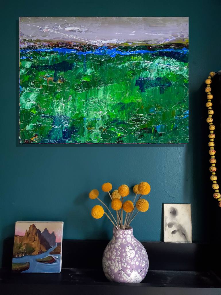 Original Expressionism Landscape Painting by Shelton Walsmith