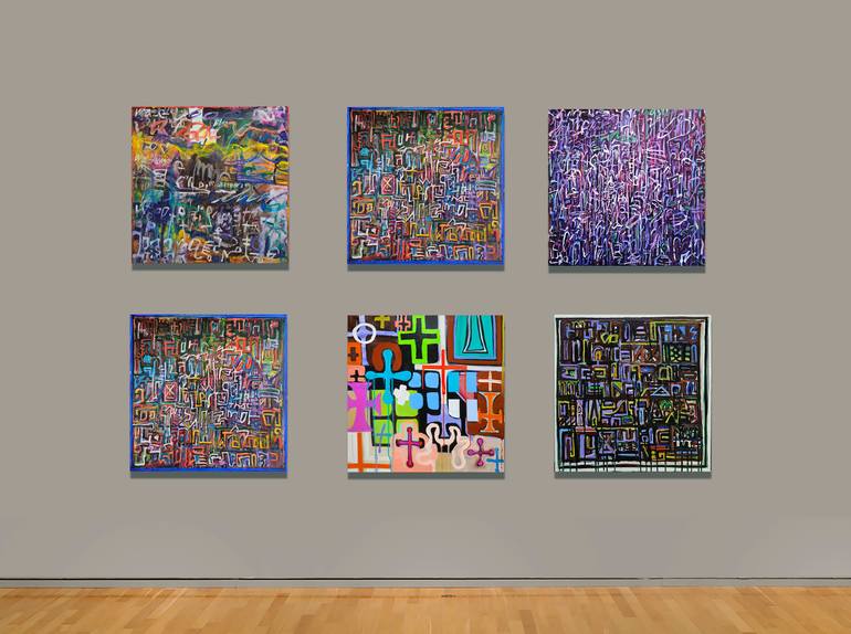 Original Abstract Painting by Shelton Walsmith