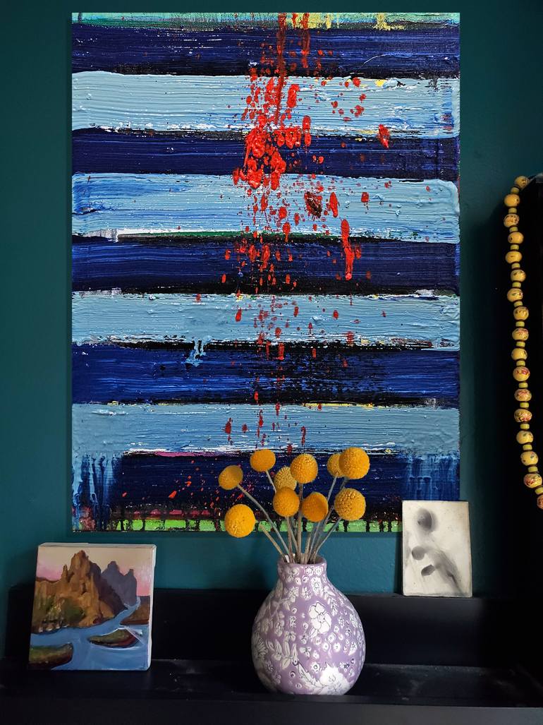 Original Abstract Politics Painting by Shelton Walsmith