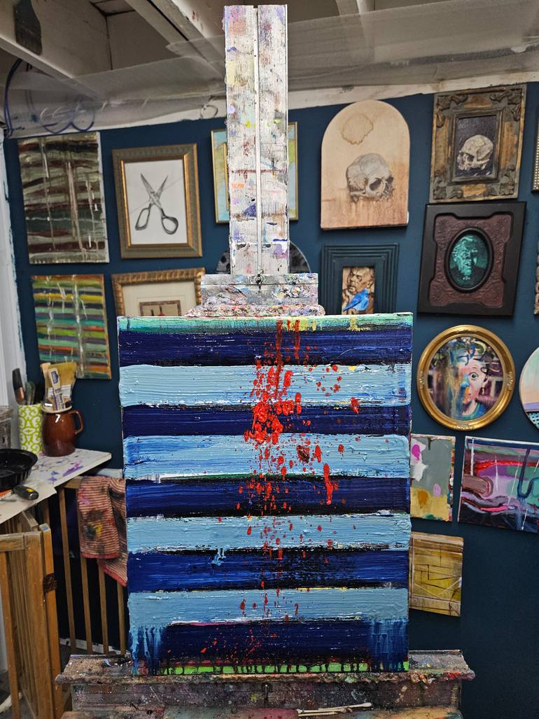 Original Abstract Politics Painting by Shelton Walsmith