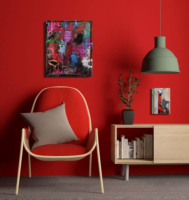 Original Abstract Painting by Shelton Walsmith