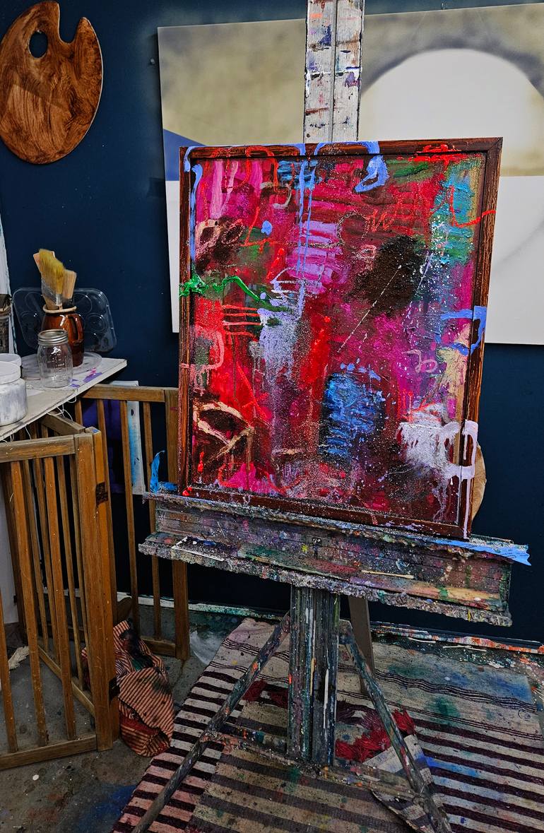 Original Abstract Painting by Shelton Walsmith