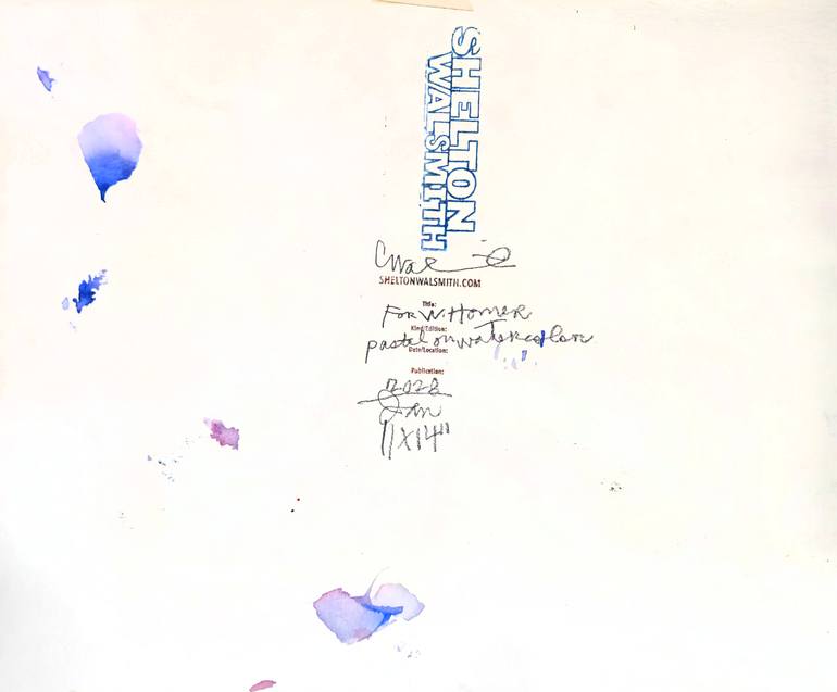 Original Abstract Drawing by Shelton Walsmith